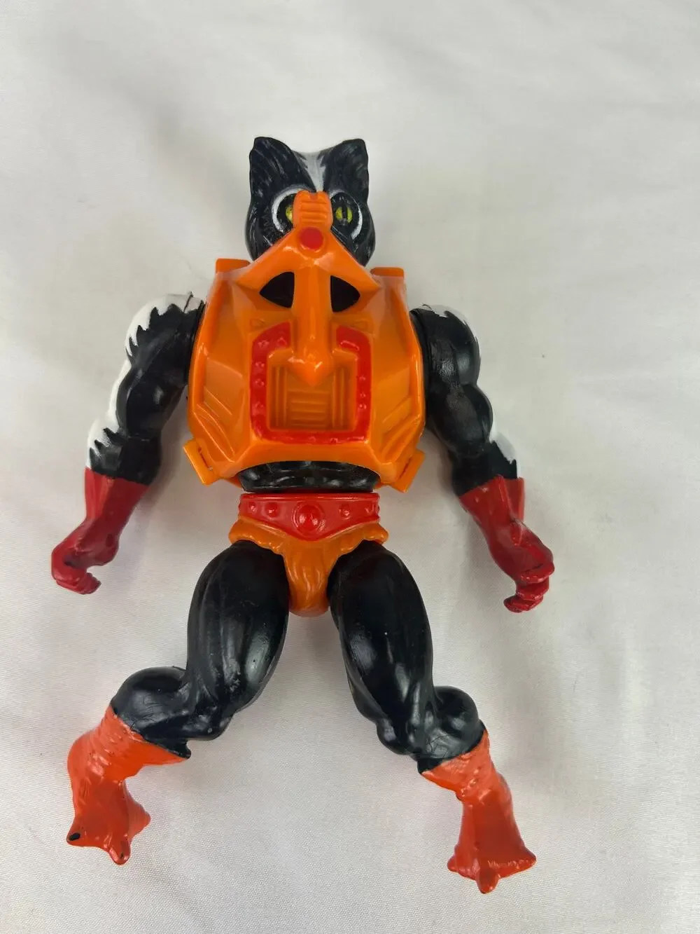 Vintage 1985 Mattel Stinkor Masters of the Universe MOTU Action Figure Armor
